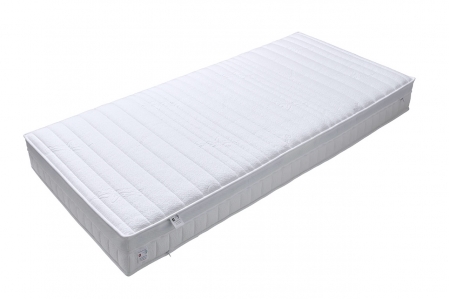 SOJA-Schaummatratze mit Mehrzonen-Würfelschnitt geeignet für Naturbett-Schlafsysteme (wie z.B. Wellnessbett, SAMINA oder Hüsler Nest, anstelle Latexschaum)