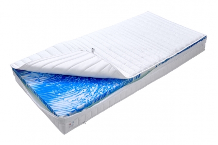 SOJA-Schaummatratze mit Mehrzonen-Würfelschnitt geeignet für Naturbett-Schlafsysteme (wie z.B. Wellnessbett, SAMINA oder Hüsler Nest, anstelle Latexschaum)