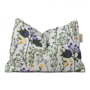 Alpen-Kräuterkissen KRÄUTERREZEPTUR eingebettet in Schweizer Schafschurwolle, im SET mit 50ml 14-Kräuter Vitalbalsam