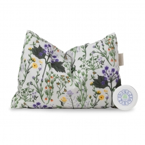 Alpen-Kräuterkissen KRÄUTERREZEPTUR eingebettet in Schweizer Schafschurwolle, im SET mit 25ml 14-Kräuter Vitalbalsam